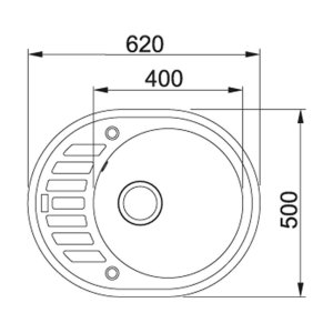 Мийка кухонна Franke Ronda ROG 611-62 (114.0381.072)