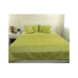 Покривало Руно двостороннє VeLour Зелене 180х220 см (340.55_Green banana)