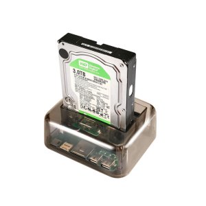 Док-станція для накопичувачів Dynamode 2*HDD 2,5"/3,5" SATA /IDE/SSD - USB3.0, 2 x USB 2.0, SD/TF/M2 (DM-CAD-S8)