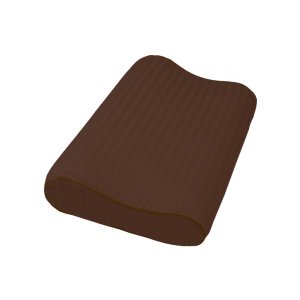 Наволочка MirSon Сатин Stripe 30-0006 Dark Brown 49х32х10,5 см (2200006231356)