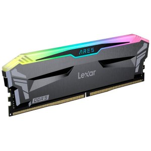 Модуль пам'яті для комп'ютера DDR5 32GB (2x16GB) 7200 MHz Ares RGB Black Lexar (LD5U16G72C34LA-RGD)