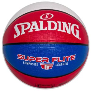 М'яч баскетбольний Spalding Super Flite червоний, білий, синій Уні 7 76928Z (689344406022)