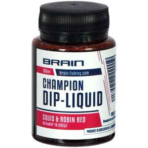 Діп-ліквід Brain fishing Champion Squid & Robin Red (кальмар+спеція) 100ml (1858.22.22)