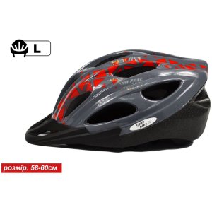 Шолом Good Bike L 58-60 см Grey/Red (88855/5-IS)