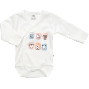 Боді дитяче Bibaby 2 шт з довгим рукавом (56870-56-beige)