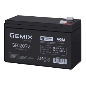 Батарея до ДБЖ Gemix GB 12В 7.2Ач (GB12072)