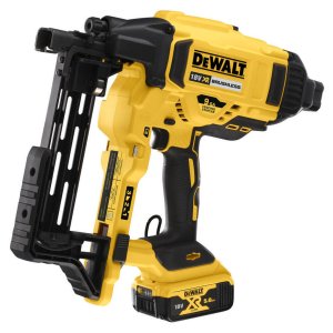 Степлер будівельний DeWALT 18В XR Li-Ion, 2x5Ah, діаметр/довжина скоби 4/50 мм (DCFS950P2)