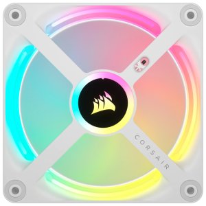 Кулер до корпусу Corsair iCUE Link QX120 RGB PWM White (CO-9051005-WW)