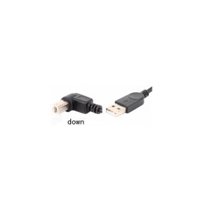 Кабель для принтера USB 2.0 AM/BM 1.0m 90 down Value (S0670)