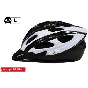 Шолом Good Bike L 58-60 см Black/White (88855/4-IS)