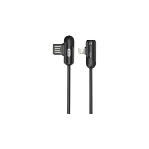 Дата кабель NB38 USB - Lightning + Lightning Audio 1.0m 2.4А Black XoKo (XO-NB38)