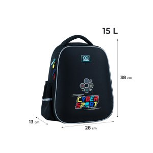 Портфель GoPack Education напівкаркасний 165M-5 Cyber Sport (GO24-165M-5)