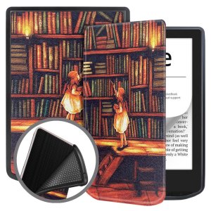 Чохол до електронної книги BeCover Smart Case PocketBook 629 Verse / 634 Verse Pro 6" Library Girl (710975)