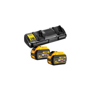 Набір акумулятор + зарядний пристрій DeWALT ЗП 10.8,/4.4/18/54V, 4А, 2x9Ah(18V)/3Ah(54V) (DCB132X2)