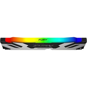 Модуль пам'яті для комп'ютера DDR5 16GB 7200 MHz Renegade RGB Black/Silver Kingston Fury (ex.HyperX) (KF572C38RSA-16)