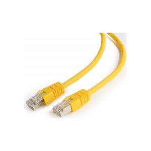 Патч-корд 0.25м FTP cat.6 CCA yellow Cablexpert (PP6-0.25M/Y)