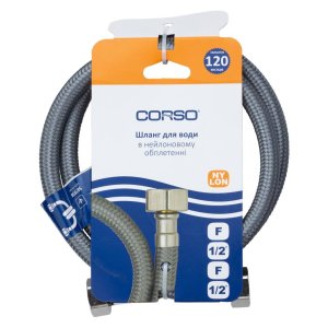 Шланг для води Corso NYLON 1/2" ВВ 100см (9690110)