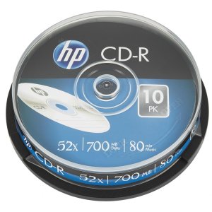 Диск CD HP CD-R 700MB 52X 25шт Spindle (69311/CRE00015-3)