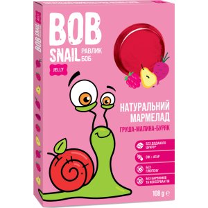 Мармелад Bob Snail Равлик Боб малина-буряк 108 г (4820219341529)