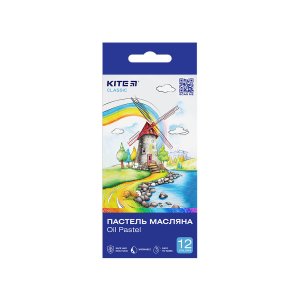 Пастель Kite масляна, 12 кольорів Kite Classic (K-071)