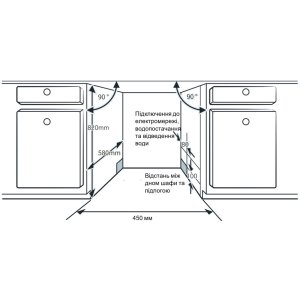 Посудомийна машина Interline DWI 945 DSO WA Sliding Door