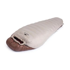 Спальний мішок Naturehike з натуральним пухом Snowbird NH20YD001 p-р M коричневий 510 г (6927595762134)