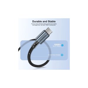 Дата кабель USB-C to USB-C 1.2m USB 2.0 60W Choetech (XCC-1014-BK)