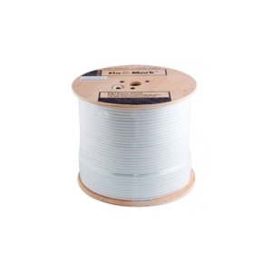 Кабель телевізійний FinMark RG-6 TRISHIELD, CU, 305м, white (F6TSVcu_305_white)