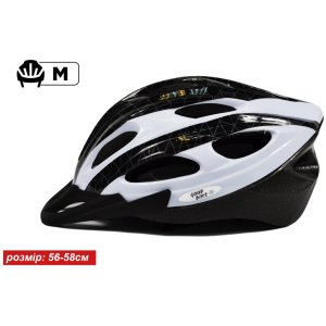 Шолом Good Bike M 56-58 см Black/White (88854/4-IS)