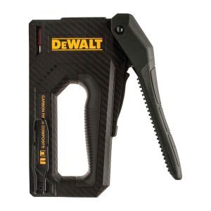 Степлер будівельний DeWALT CARBON FIBRE для скоб типу "G" 6-14мм, цвяхів типу "J" 12, 15мм. (DWHT80276-0)