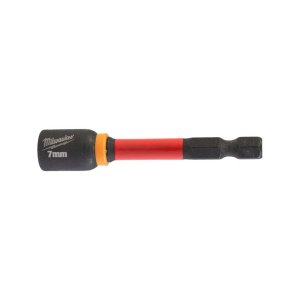 Головка магнітна Milwaukee 1/4", шестигранна, 7 мм Shockwave, ударостійка (4932492437)