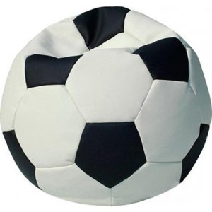 Крісло-мішок Примтекс плюс кресло-мяч Fan H-2200/D-5 S White-Black (Fan H-2200/D-5 S White-Black)