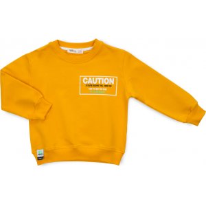 Набір дитячого одягу Smile "CAUTION" (6161-128B-yellow)