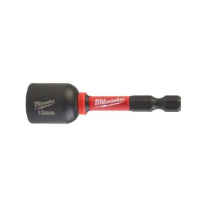 Головка магнітна Milwaukee 1/4", шестигранна, 12 мм Shockwave, ударостійка (4932492442)