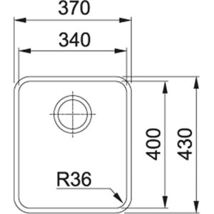 Мийка кухонна Franke Aton ANX 110-34 (122.0204.647)