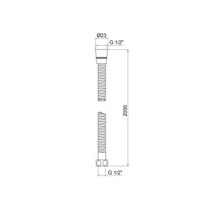 Шланг для душа Kroner C604 (CV023621)