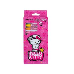 Пастель Kite масляна, 12 кольорів Hello Kitty (HK24-071)