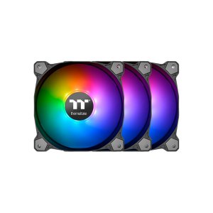 Кулер до корпусу ThermalTake Pure Plus RGB 12 Radiator Fan TT Premium Edition 3Pack/Fan/120 (CL-F063-PL12SW-A)