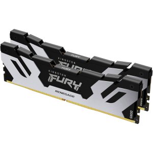 Модуль пам'яті для комп'ютера DDR5 64GB (2x32GB) 6400 MHz Renegade Silver XMP Kingston Fury (ex.HyperX) (KF564C32RSK2-64)