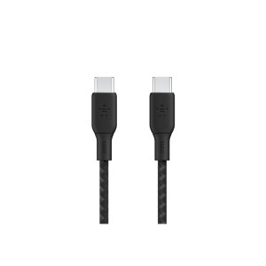 Дата кабель USB-C to USB-C 3.0m 100W black Belkin (CAB014BT3MBK)