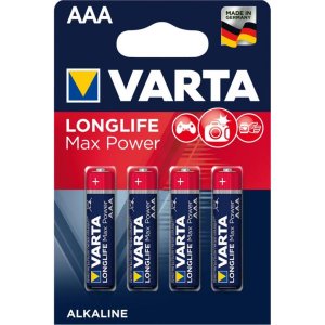 Батарейка Varta AAA Longlife Max Power лужна * 4 (04703101404)