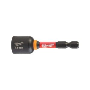 Головка магнітна Milwaukee 1/4", шестигранна, 13 мм Shockwave, ударостійка (4932492443)