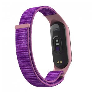 Ремінець до фітнес браслета Armorstandart нейлоновий для Xiaomi Mi Band 7/6/5/4 Purple (ARM67854)