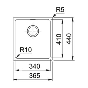 Мийка кухонна Franke Sirius SID 110-34 (144.0649.548)