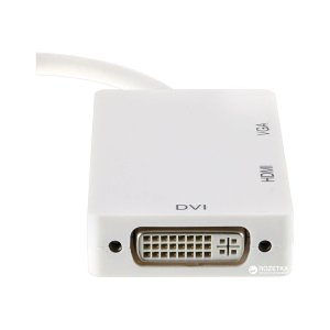 Порт-реплікатор PowerPlant mini Display Port — HDMI, DVI, VGA (3 в 1) (CA910946)