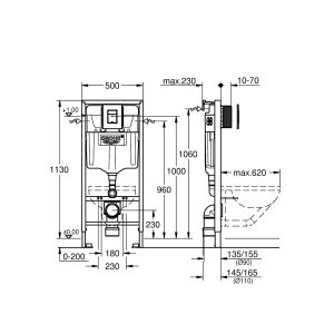 Інсталяція Grohe QuickFix 388112430 (CV032158)