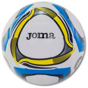 М'яч футбольний Joma Hybrid Ultra-Light біло-синьо-жовтий Уні 4 400532.907.4 (8424309028923)