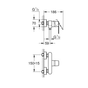 Змішувач Grohe Get 1 (32888000)