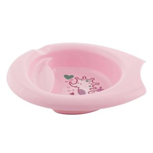 Тарілка дитяча Chicco Easy Feeding Plate 6 міс+ Рожевий (16001.10)