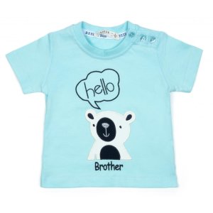 Набір дитячого одягу Breeze HELLO BROTHER (14307-74B-blue)